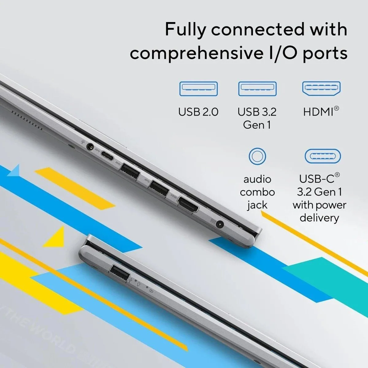 لابتوب ASUS Vivobook 15 X1504VA بمعالج Intel Core i7 الجيل 13، رام 16GB، SSD NVMe سعة 512GB، شاشة 15.6 بوصة FHD