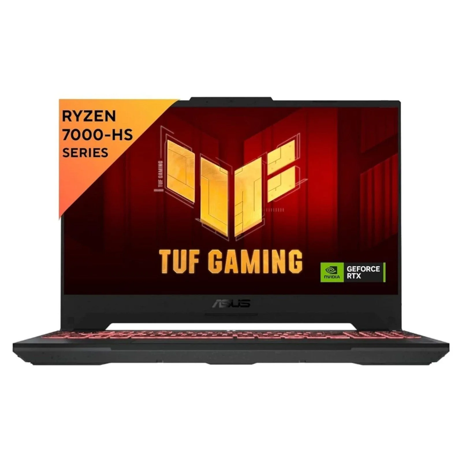 لابتوب ألعاب ASUS TUF Gaming A15 FA507NVR-LP129 بمعالج AMD Ryzen 7، كرت Nvidia RTX 4060 8GB، رام 16GB DDR5، SSD NVMe سعة