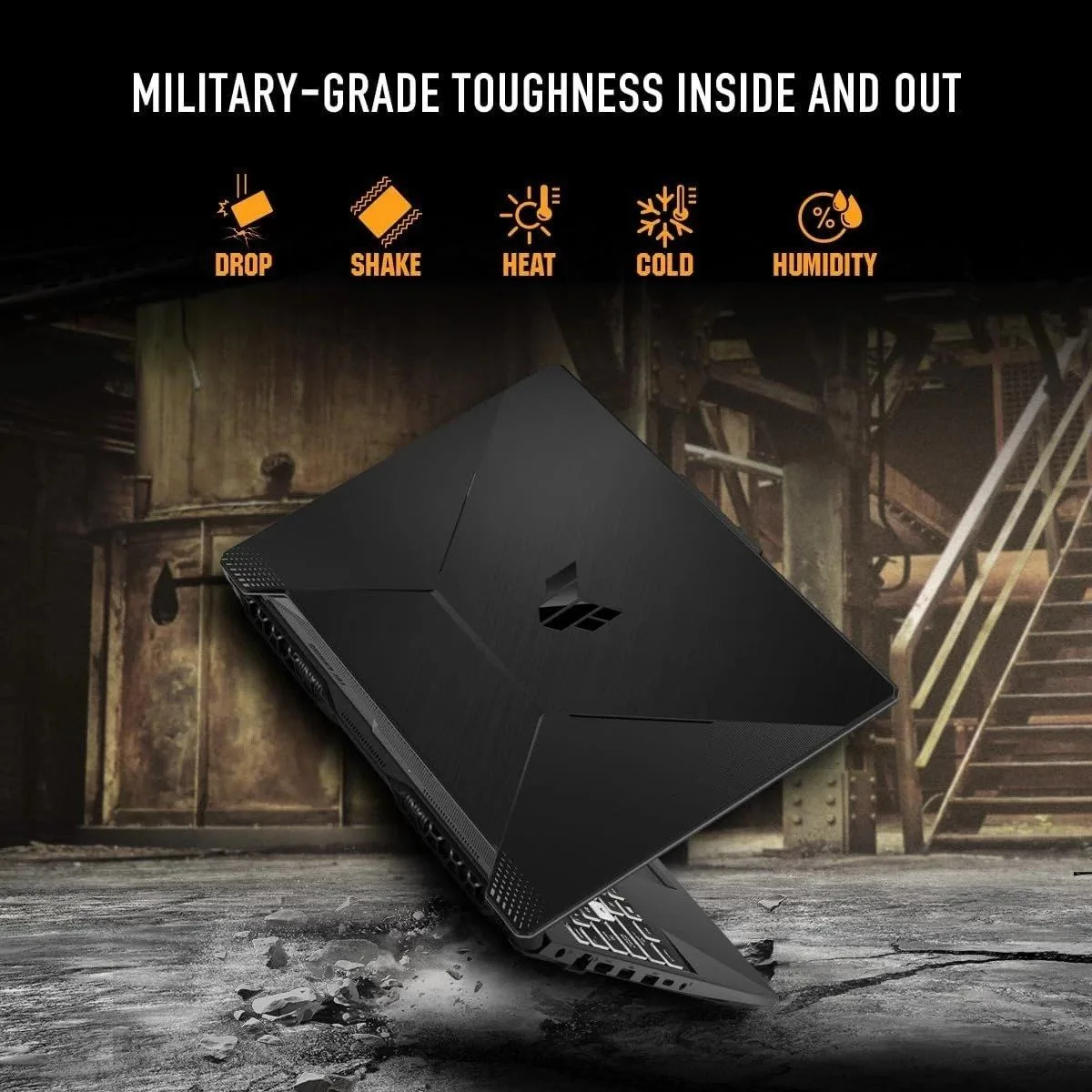 لابتوب ألعاب ASUS TUF Gaming A15 FA507NVR-LP129 بمعالج AMD Ryzen 7، كرت Nvidia RTX 4060 8GB، رام 16GB DDR5، SSD NVMe سعة