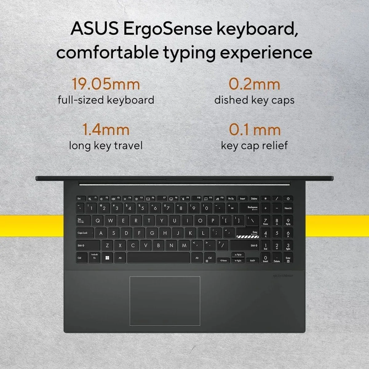لابتوب ASUS Vivobook Go 15 بمعالج AMD Ryzen 5، رام 8GB DDR5، SSD NVMe M.2 سعة 512GB، شاشة 15.6 بوصة FHD