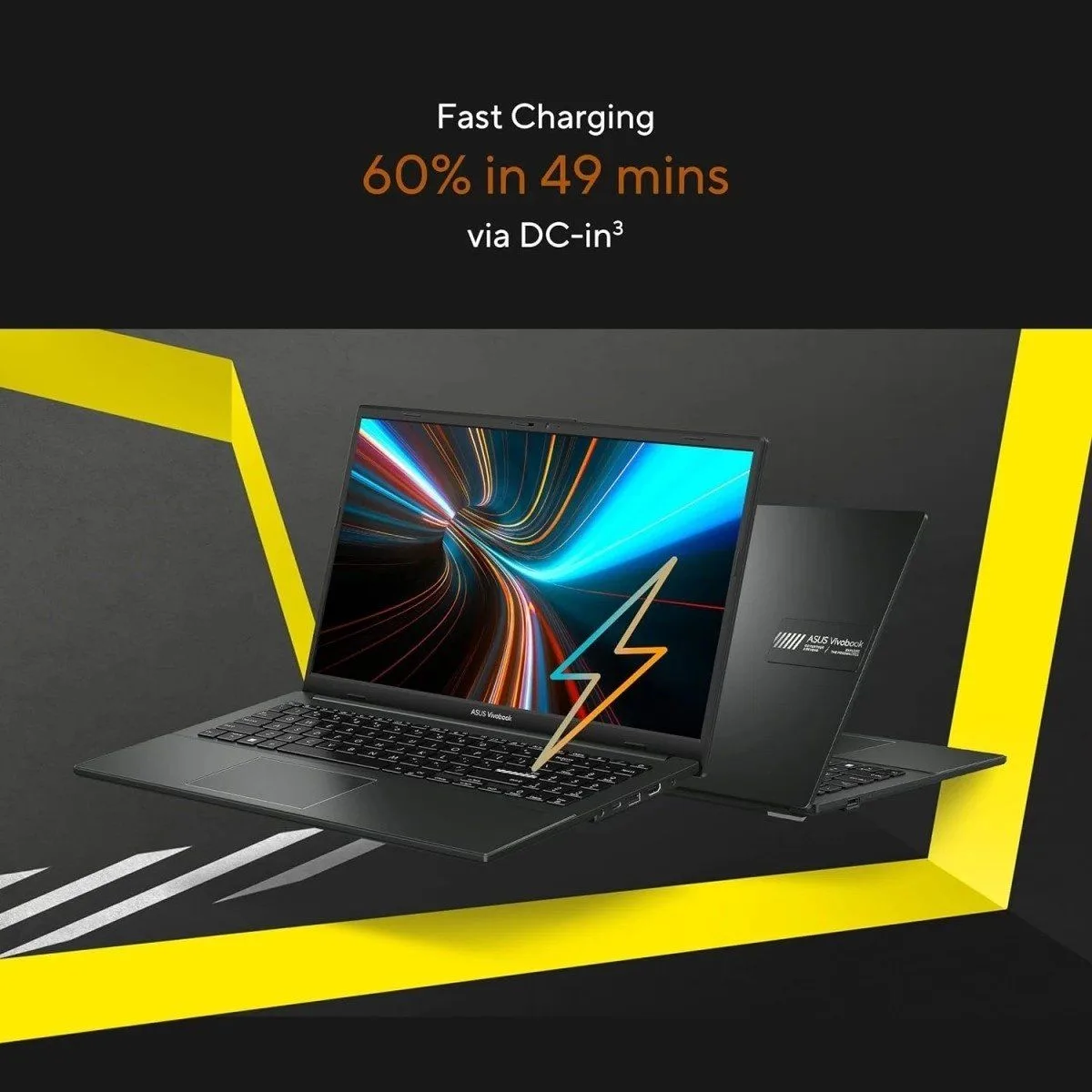 لابتوب ASUS Vivobook Go 15 بمعالج AMD Ryzen 5، رام 8GB DDR5، SSD NVMe M.2 سعة 512GB، شاشة 15.6 بوصة FHD