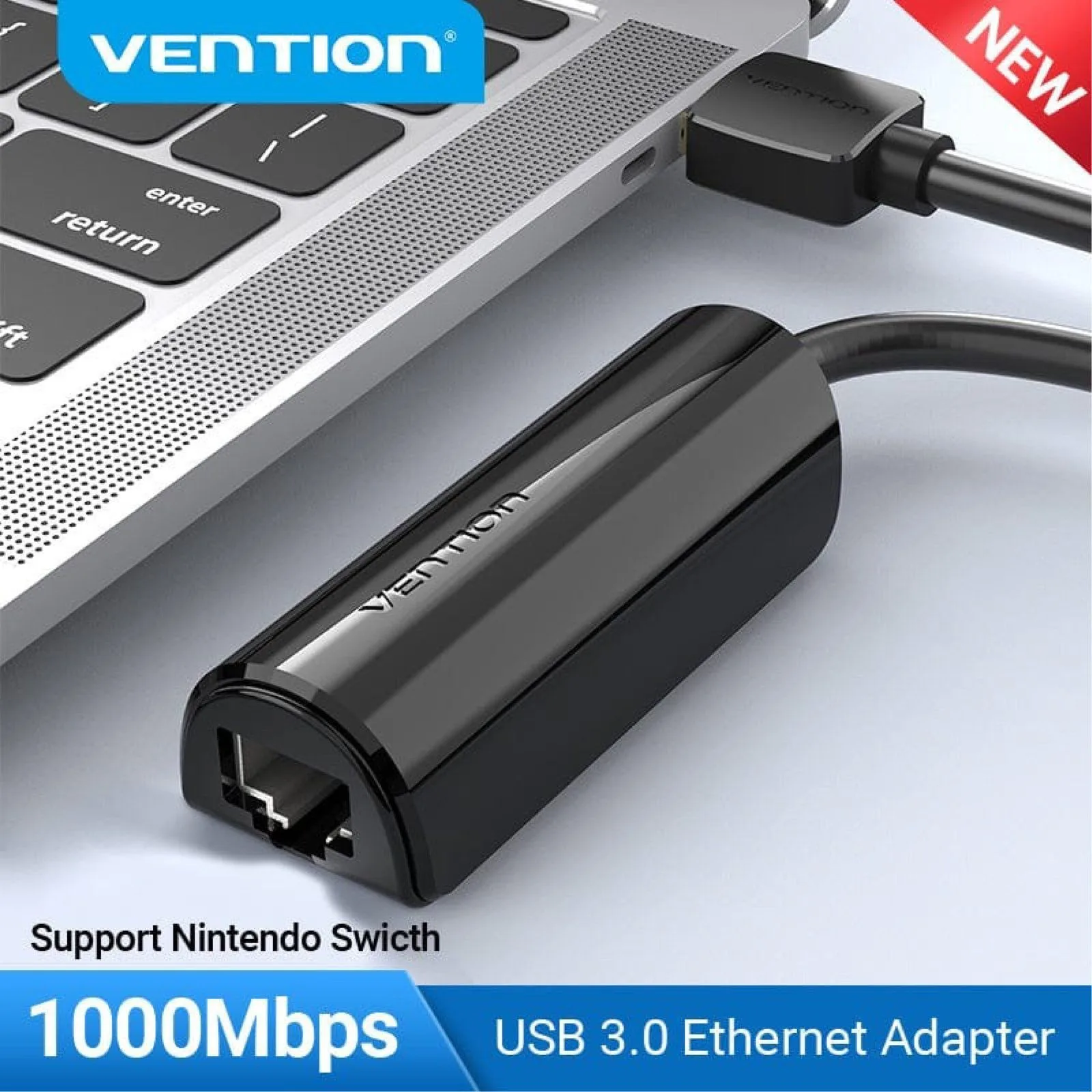 محوّل إيثرنت جيجابت من Vention بمنفذ USB 3.0 - CEHBB