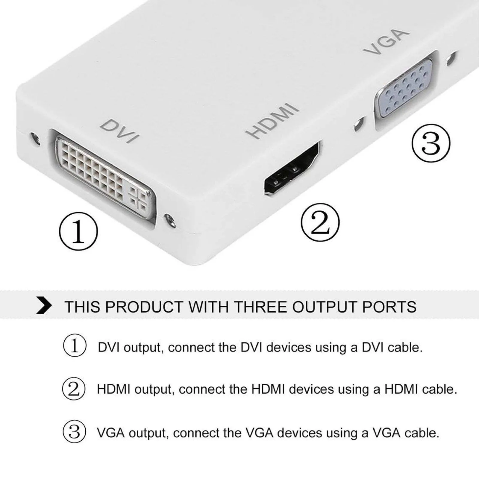 Mini Display Port to HDMI / VGA / DVI High Quality AYTC