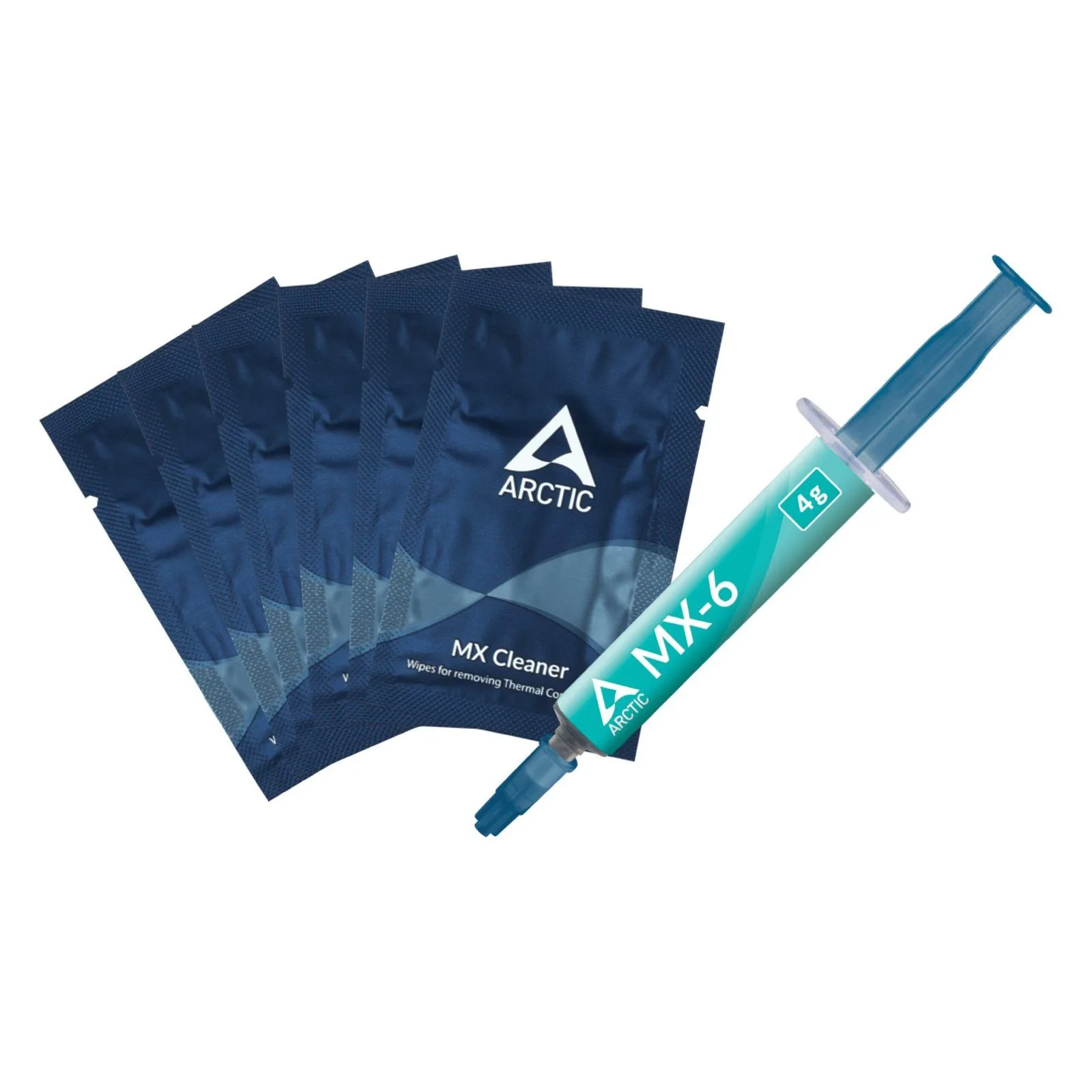 معجون حراري Arctic MX-6 - وزن 4 غرام مع 6 مناديل تنظيف MX Cleaner