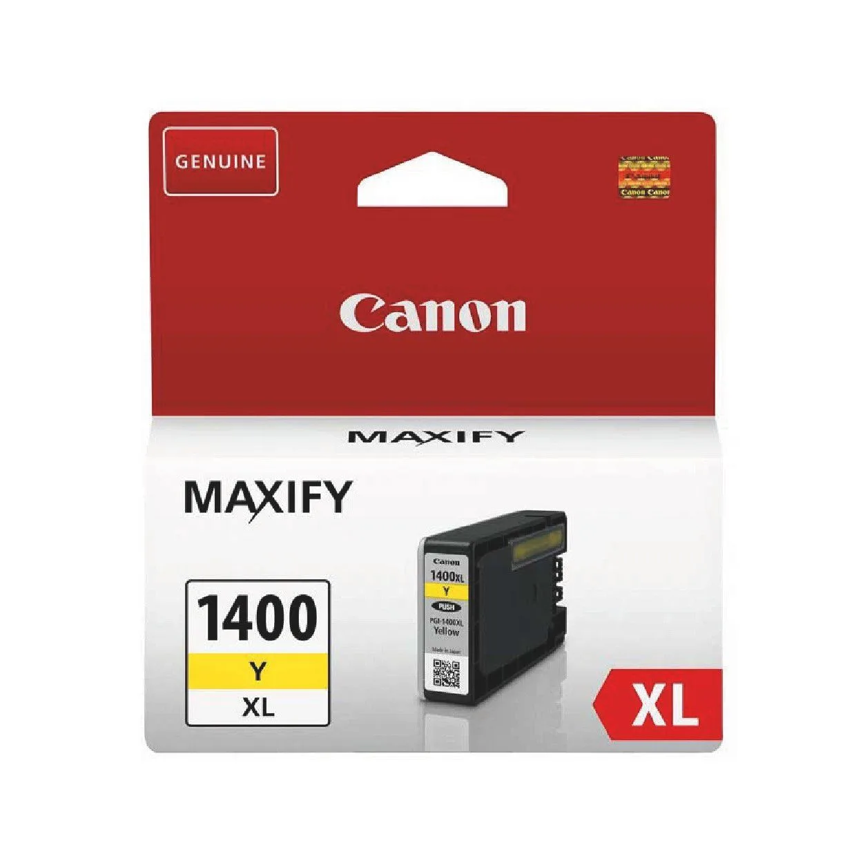 خرطوشة حبر Canon PGI-1400XL أصلية - أصفر
