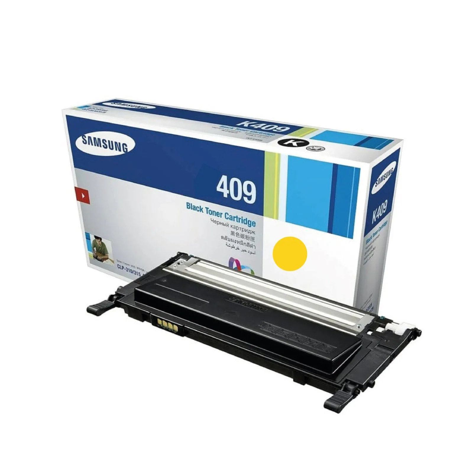 Samsung CLT-P409 Yellow Original Laser Toner Cartridge