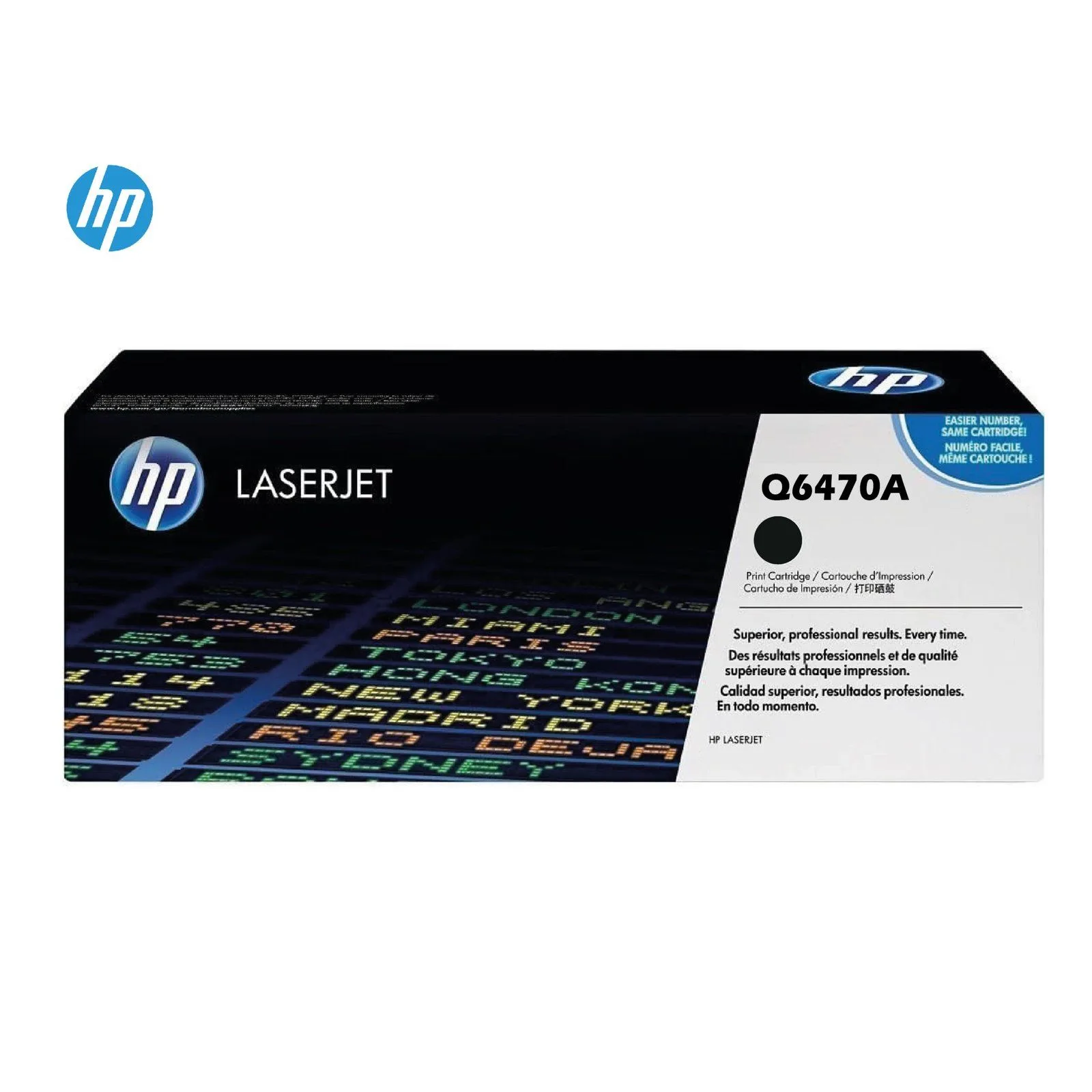 خرطوشة حبر ليزر HP Q6470A أصلية - أسود