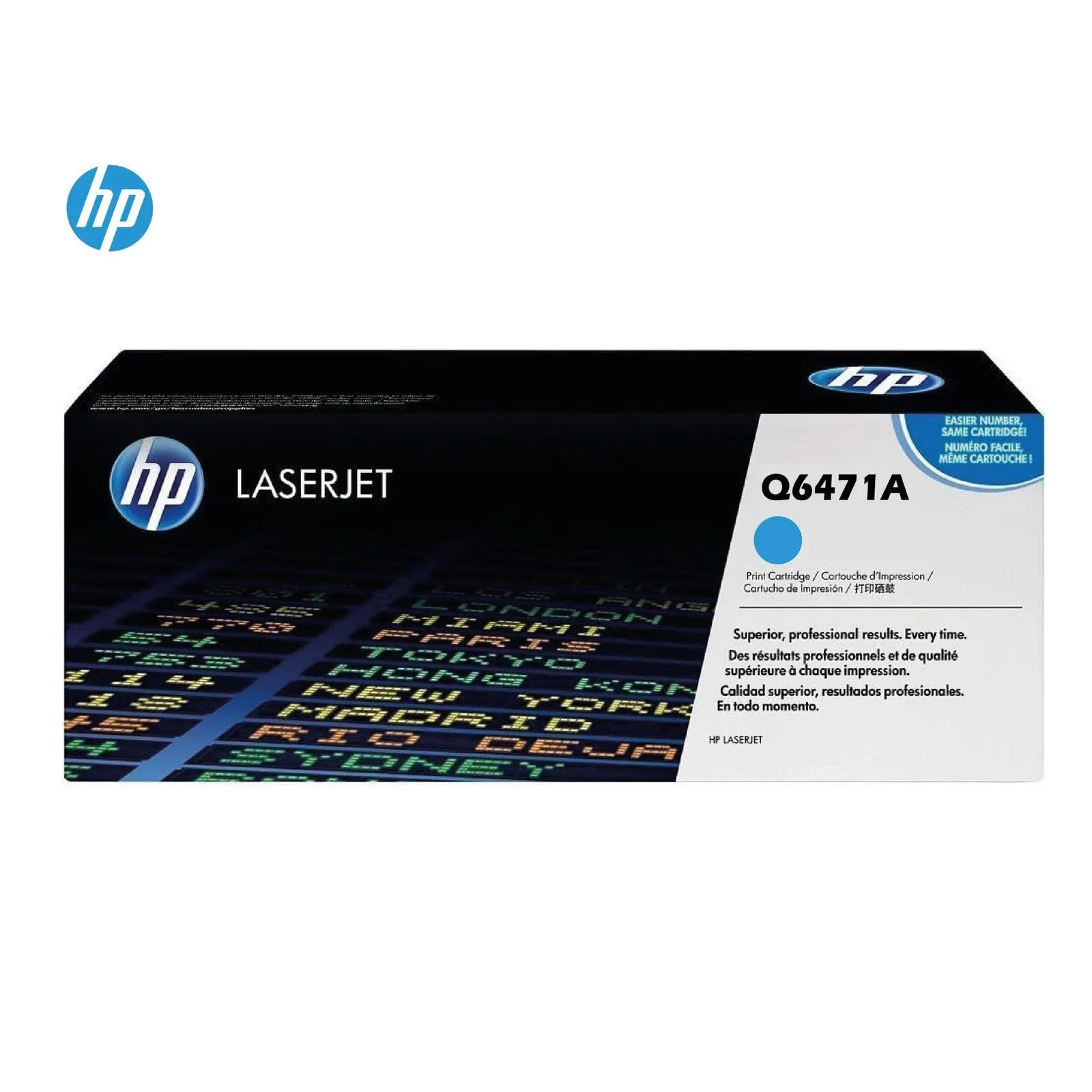 خرطوشة حبر ليزر HP Q6471A أصلية - سماوي