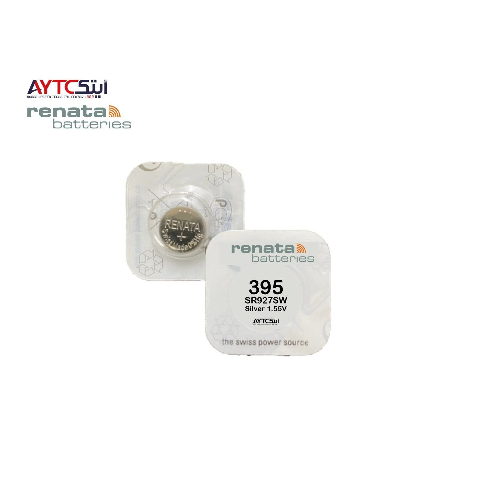 RENATA 395 SR927SW Silver Oxide Watch Batteries 1.55V