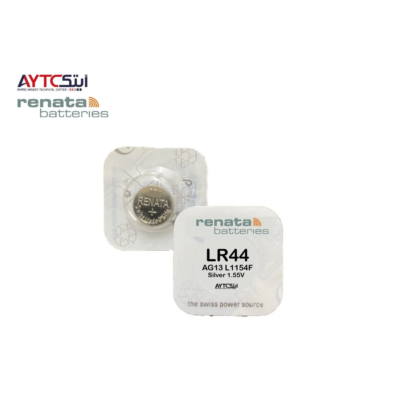 LR44 L1154F AG13 ALKALINE Silver Oxide Batteries 1.5V