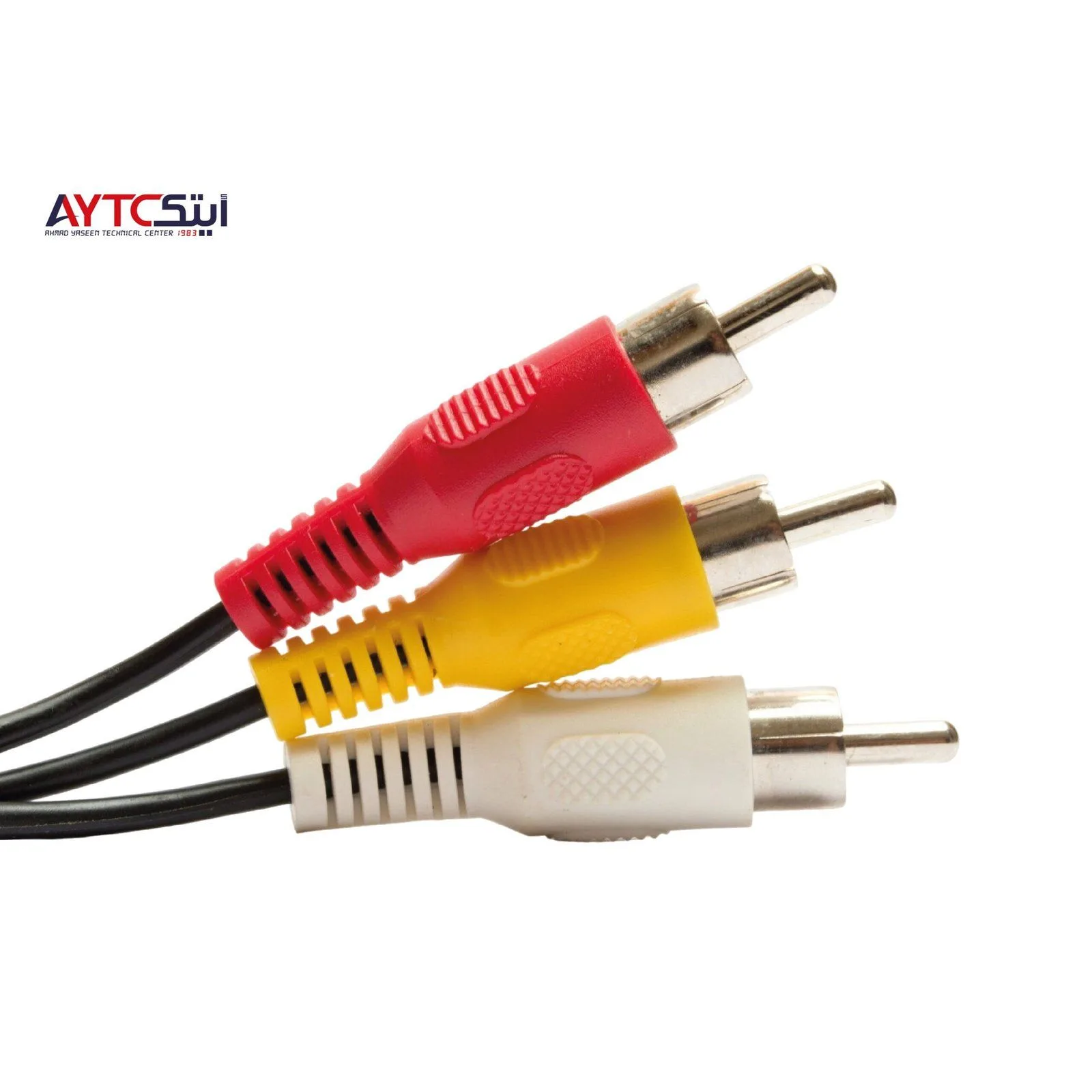 كابل AV ثلاثي الرؤوس 3RCA (ذكر إلى ذكر) بطول 1.5 متر