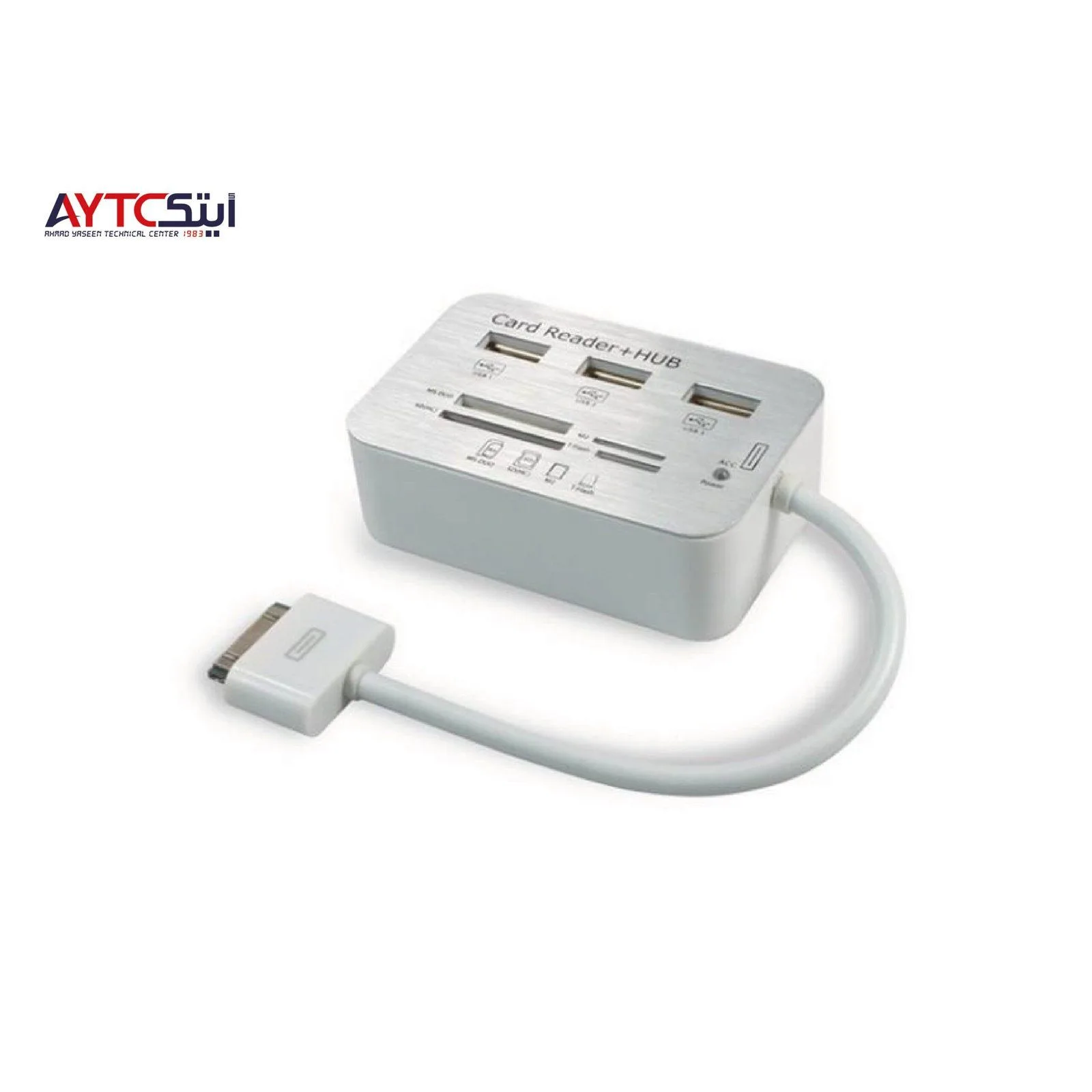 Apple 30pin to 3-Ports USB HUB & Card Reader (iPad/iPhone/iPod)