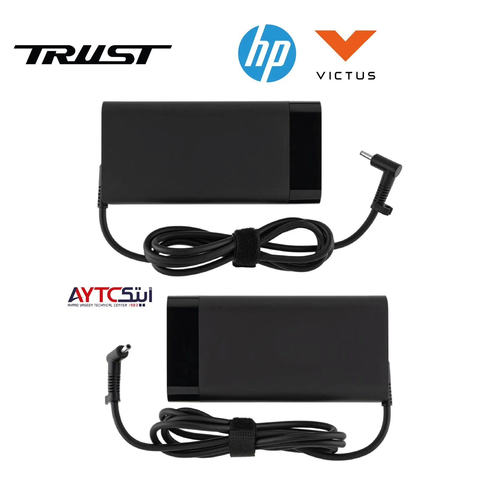 شاحن لابتوب ألعاب متوافق A+ Trust لأجهزة HP Victus قدرة 200 واط 19.5 فولت - 10.3 أمبير