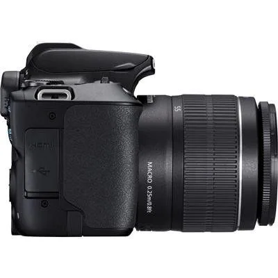 كاميرا Canon EOS 250D بدقة 24.1 ميجابكسل مع عدسة EF-S 18-55mm f/3.5-5.6 III