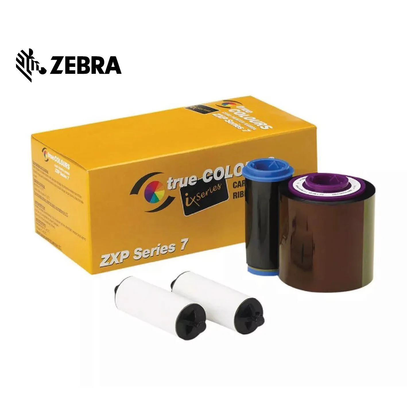 شريط ألوان YMCKO لطابعة البطاقات ZEBRA ZXP Series 7 - 800077-742EM