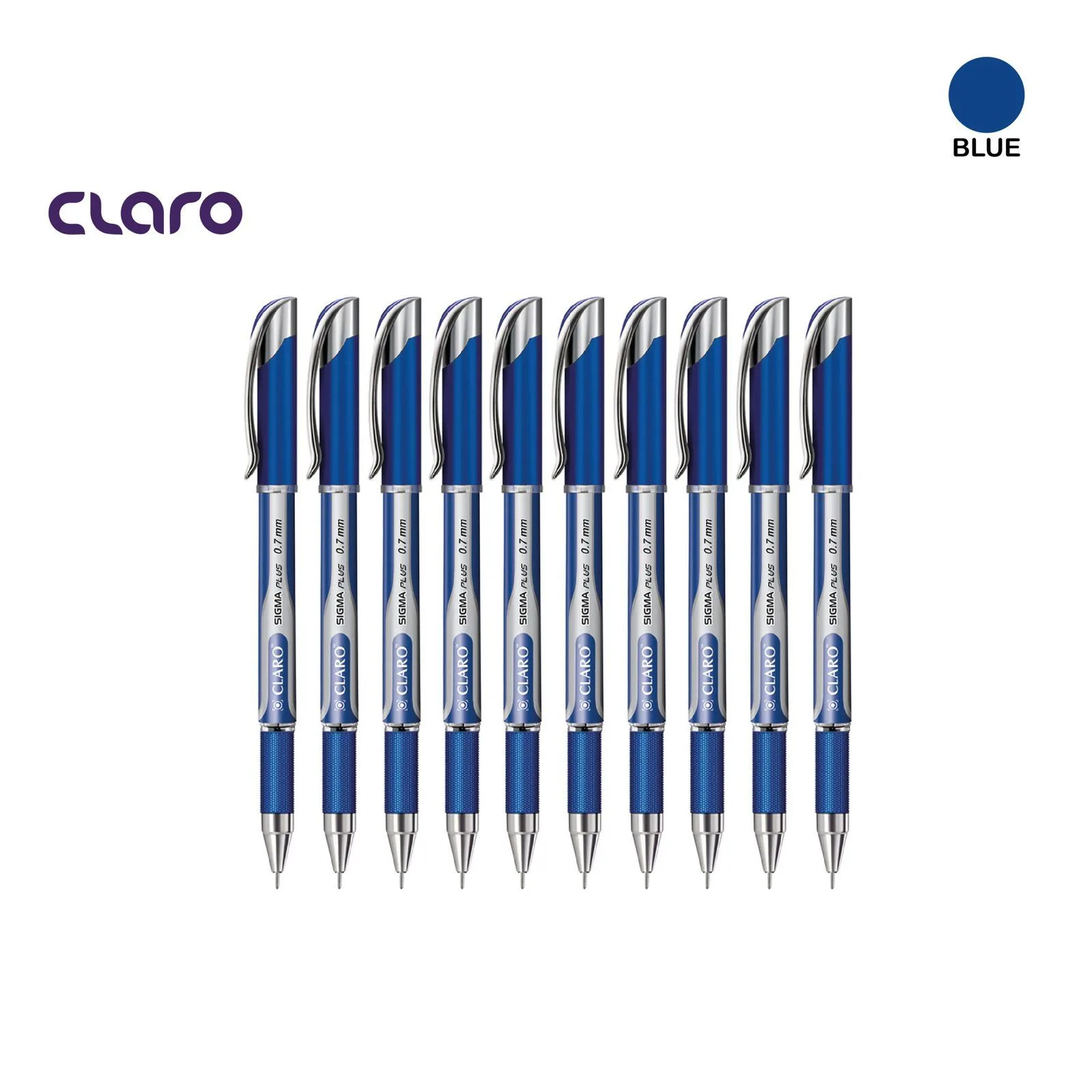 أقلام CLARO Sigma زرقاء - عبوة 10 أقلام