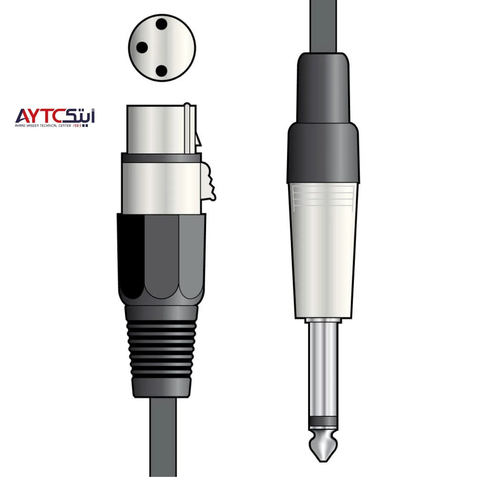 كابل ميكروفون XLR بطول 10 أمتار
