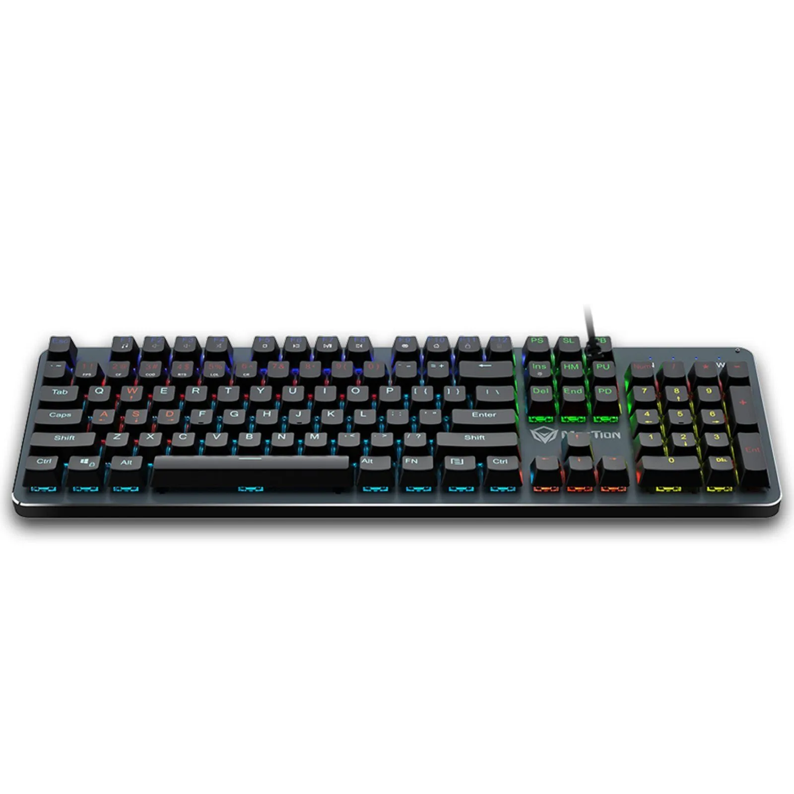 كيبورد ميكانيكي Meetion MK007 PRO بمفاتيح قابلة للتبديل وإضاءة RGB