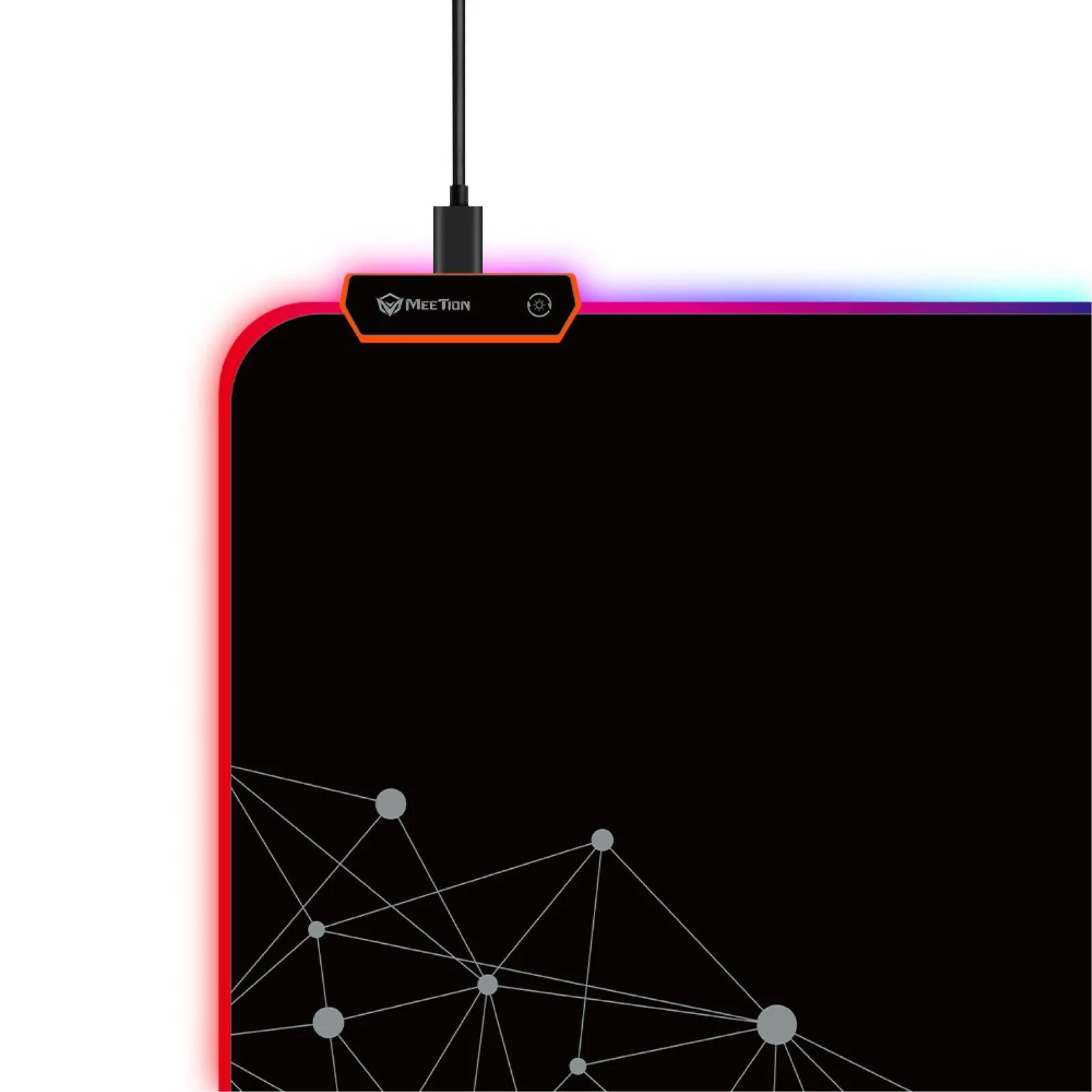 لوحة ماوس للألعاب Meetion PD121 بإضاءة RGB