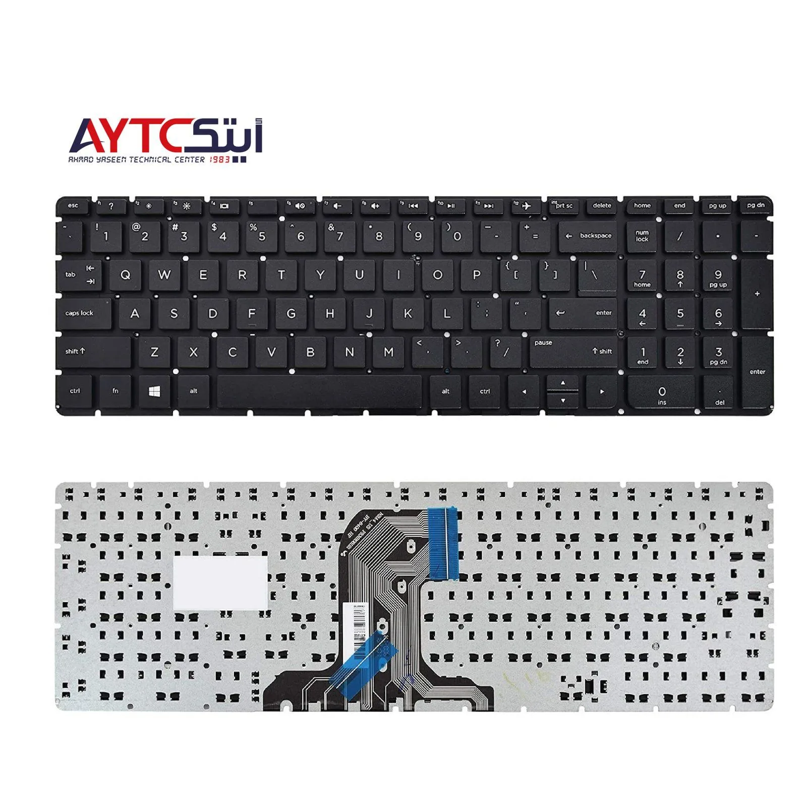 Laptop Keyboard for HP Pavilion 15-AC-AY 250 Compatible - English & Arabic Layout