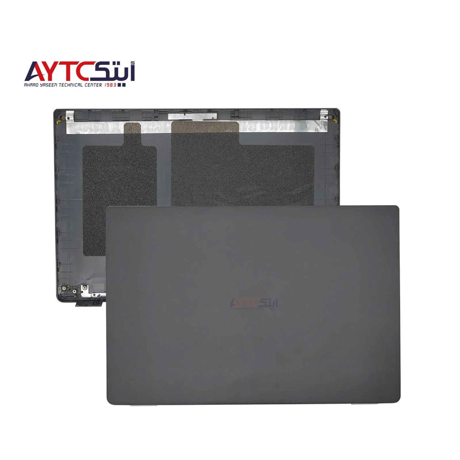 غطاء الشاشة الخلفي والإطار الأمامي (A+B) للابتوب DELL Vostro 3510 و3520 - رمادي - جديد