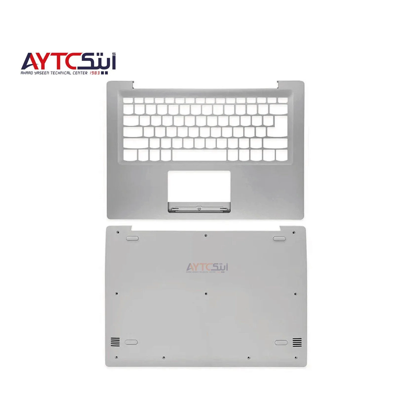 Laptop Cover All Set A+B+C+D - LCD Back Cover Bezel Palmrest Bottom Case For Lenovo Ideapad 120S-14 120S-14IAP - Gray Co