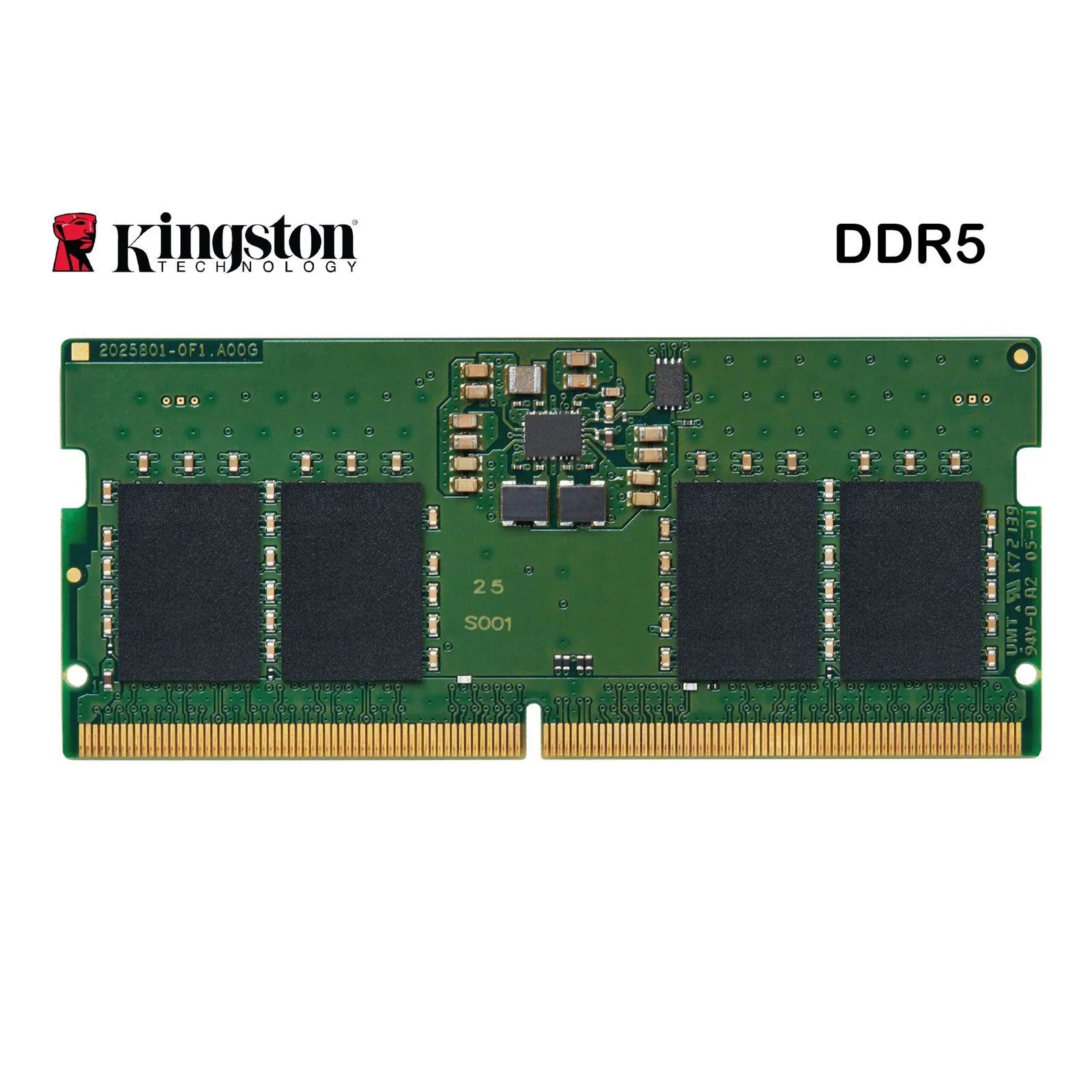 Kingston ValueRAM 8GB DDR5-5600MHz Non-ECC CL46 SODIMM Laptop Memory RAM