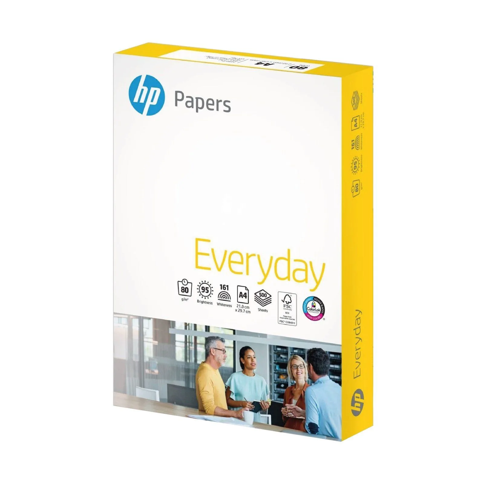 A4 HP Everyday Copy/Print White Paper 80gsm 500 Sheets High-Quality