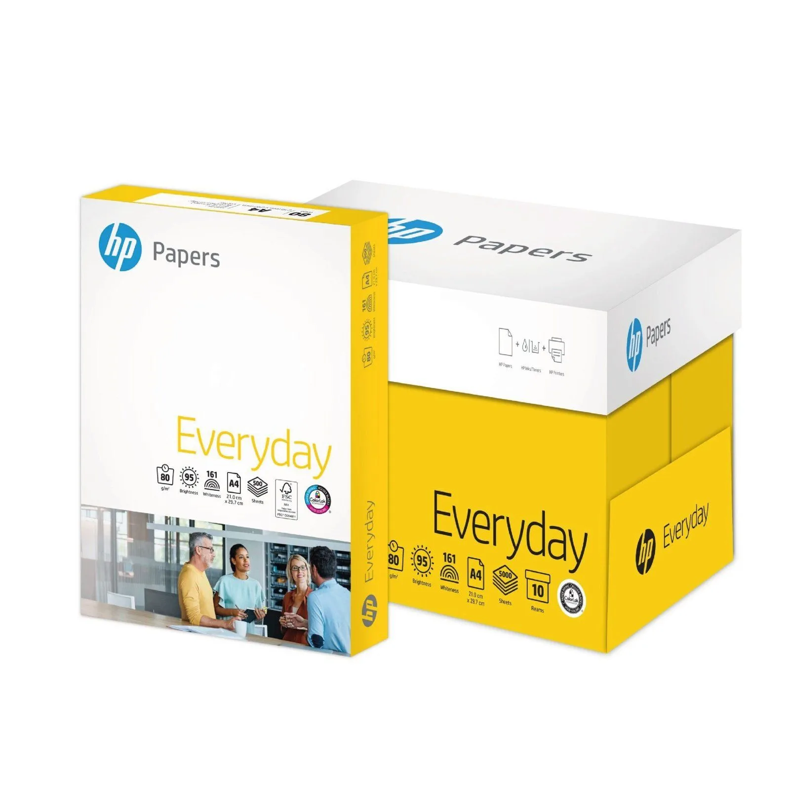 A4 HP Everyday Copy/Print White Paper 80gsm 500 Sheets High-Quality