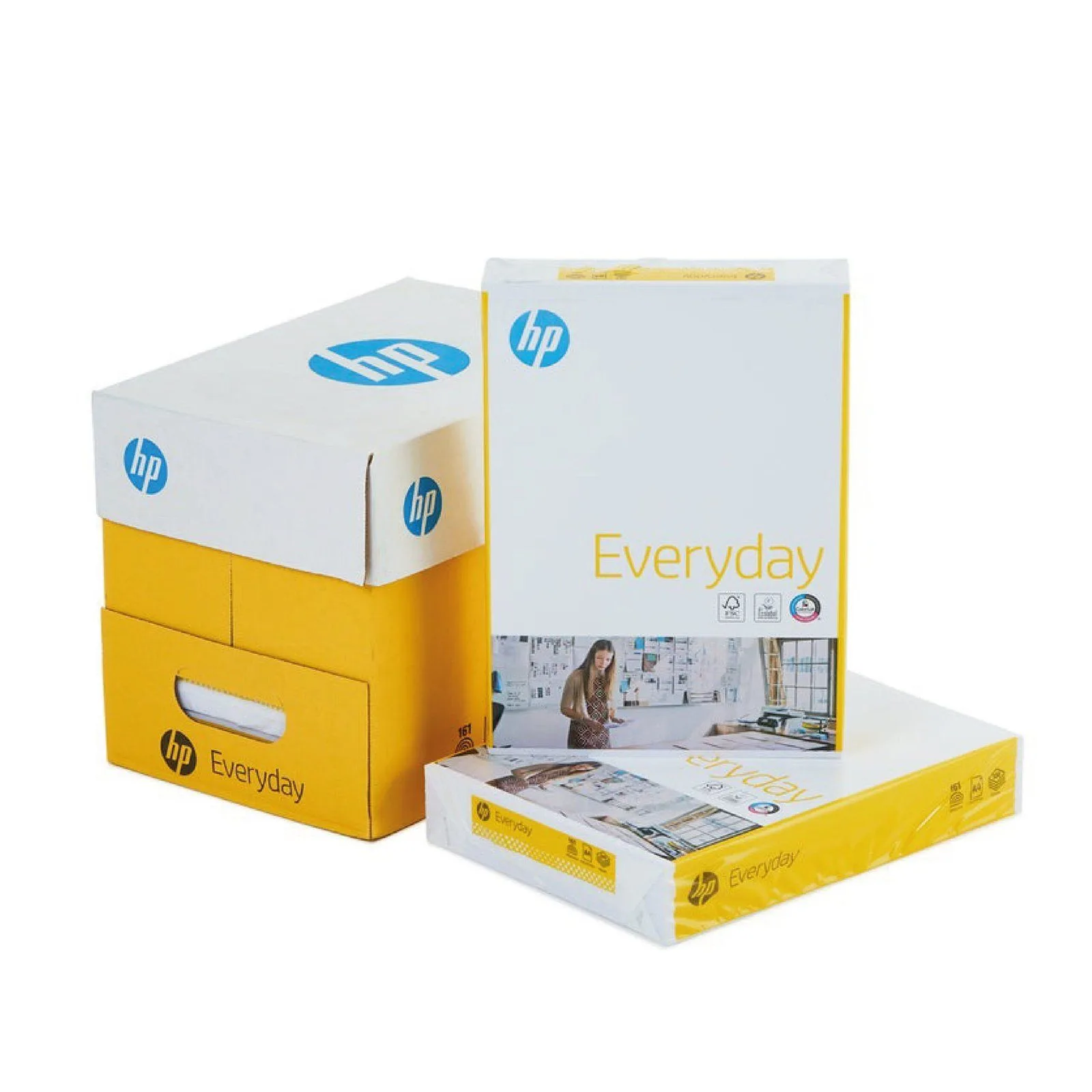 ورق تصوير وطباعة HP Everyday أبيض A4 بوزن 80 غرام - رزمة 500 ورقة