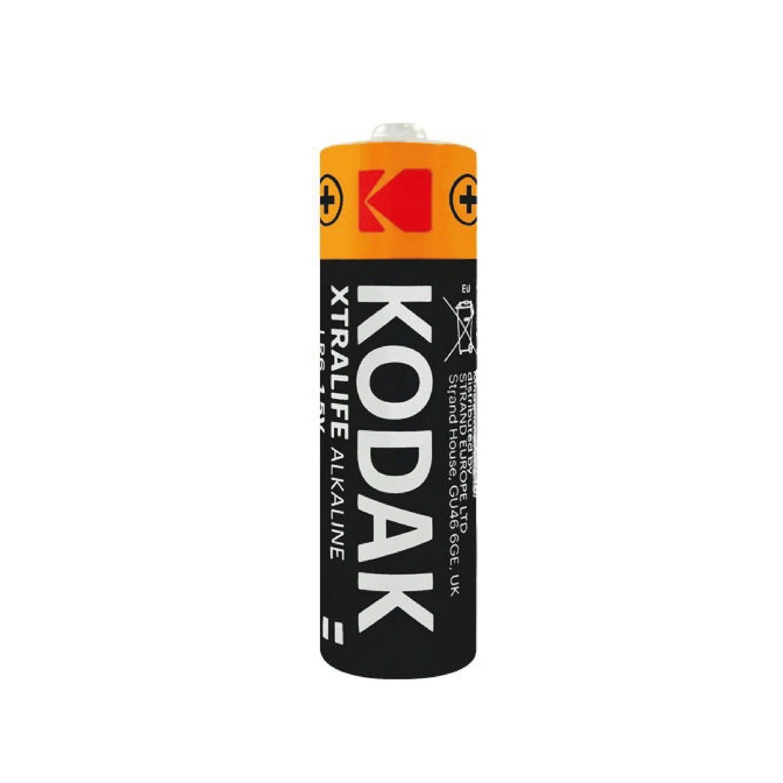 بطاريات KODAK XTRALIFE قلوية حجم AA بجهد 1.5 فولت - عبوة قطعتين