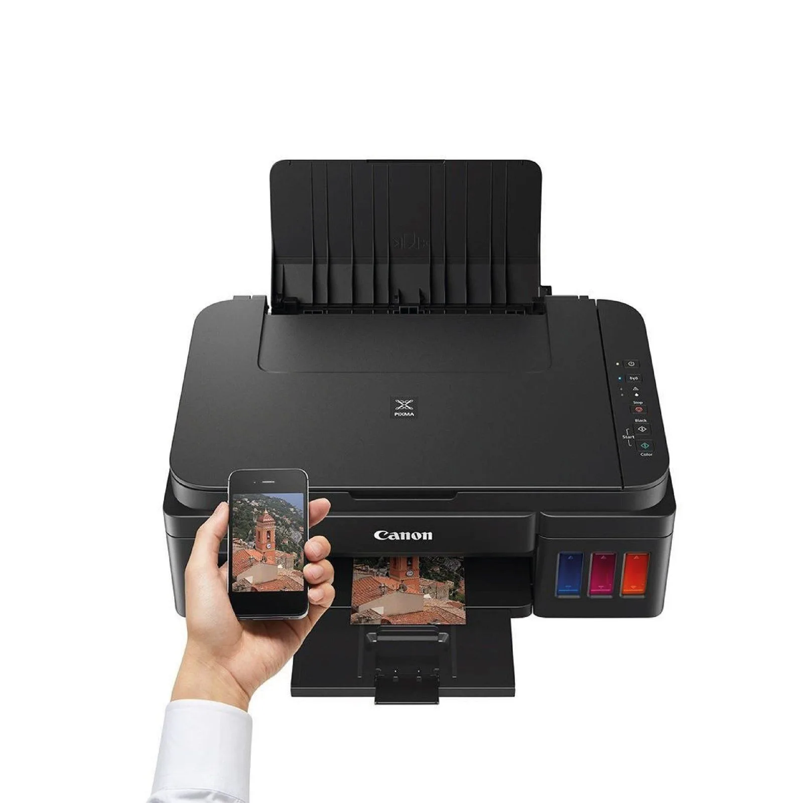 طابعة Canon PIXMA G3410 MegaTank لاسلكية ملونة 3 في 1