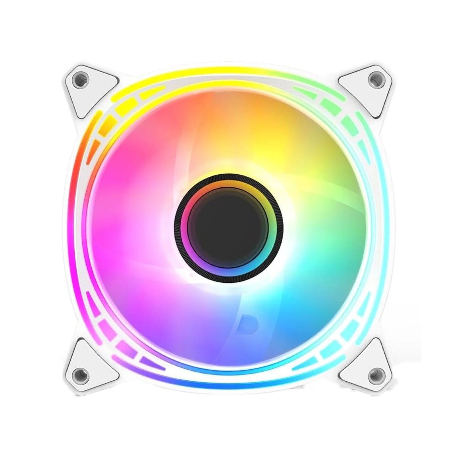 مروحة كمبيوتر للألعاب Huntkey GX120 Arctic Circle بإضاءة ARGB