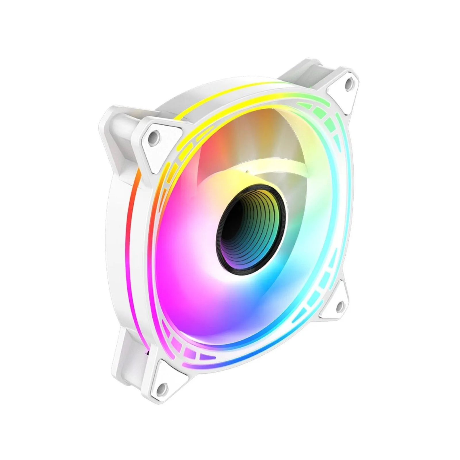 مروحة كمبيوتر للألعاب Huntkey GX120 Arctic Circle بإضاءة ARGB