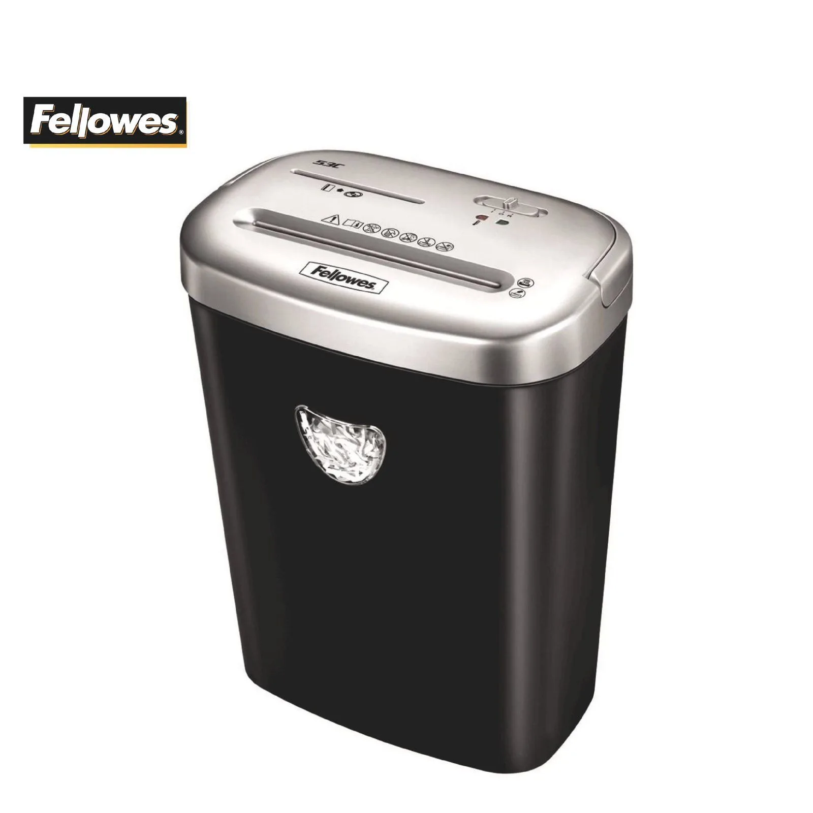 آلة تمزيق ورق Fellowes Powershred 53C بقص متقاطع - 10 أوراق في المرة