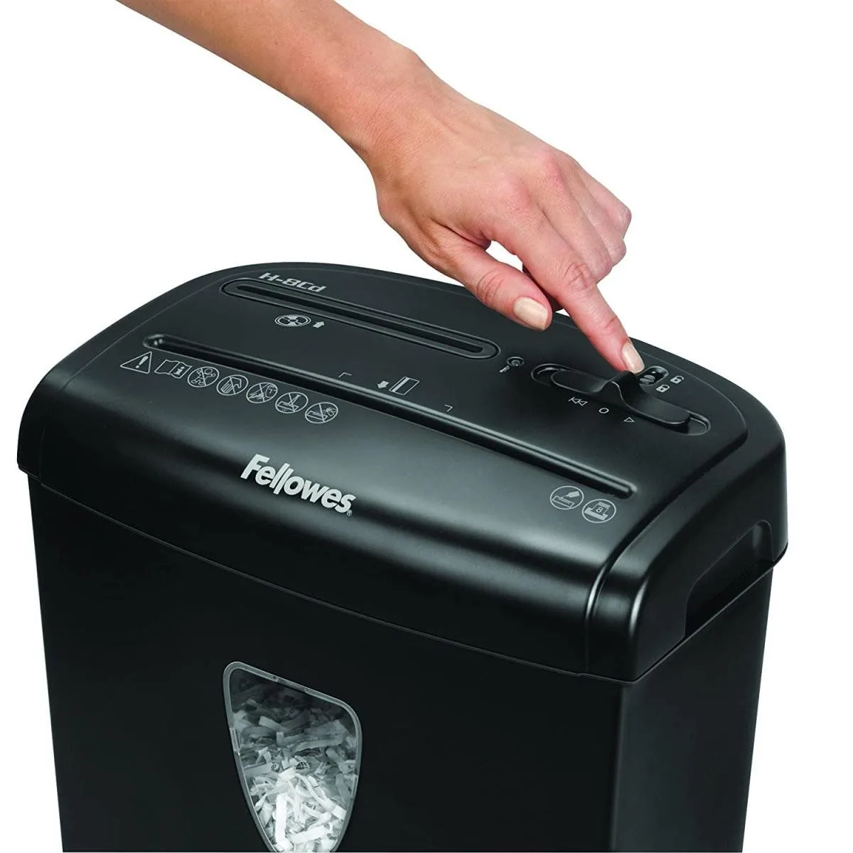 Fellowes Powershred H-8CD Shredder, Cross Cut, Shreds 8 Sheets