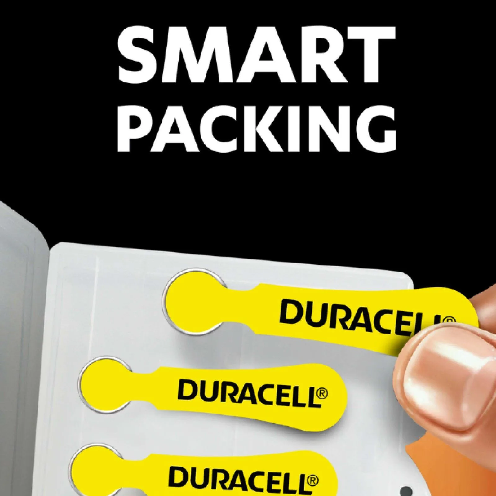 DURACELL ACTIVAIR Hearing Aid Size 10 PR70 Zinc Air Batteries 1.45V / 6-Packs