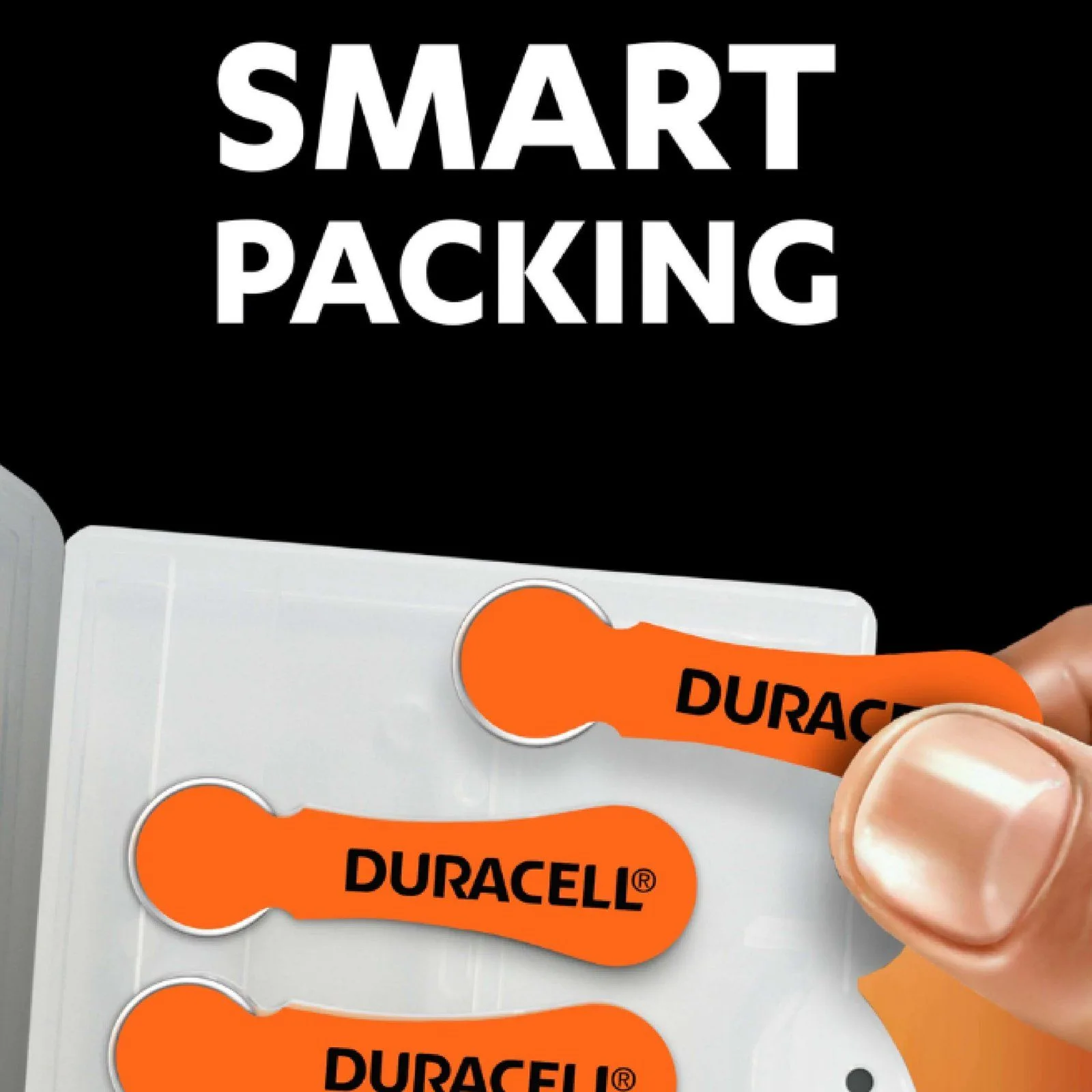 DURACELL ACTIVAIR Hearing Aid Size 13 PR48 Zinc Air Batteries 1.45V / 6-Packs