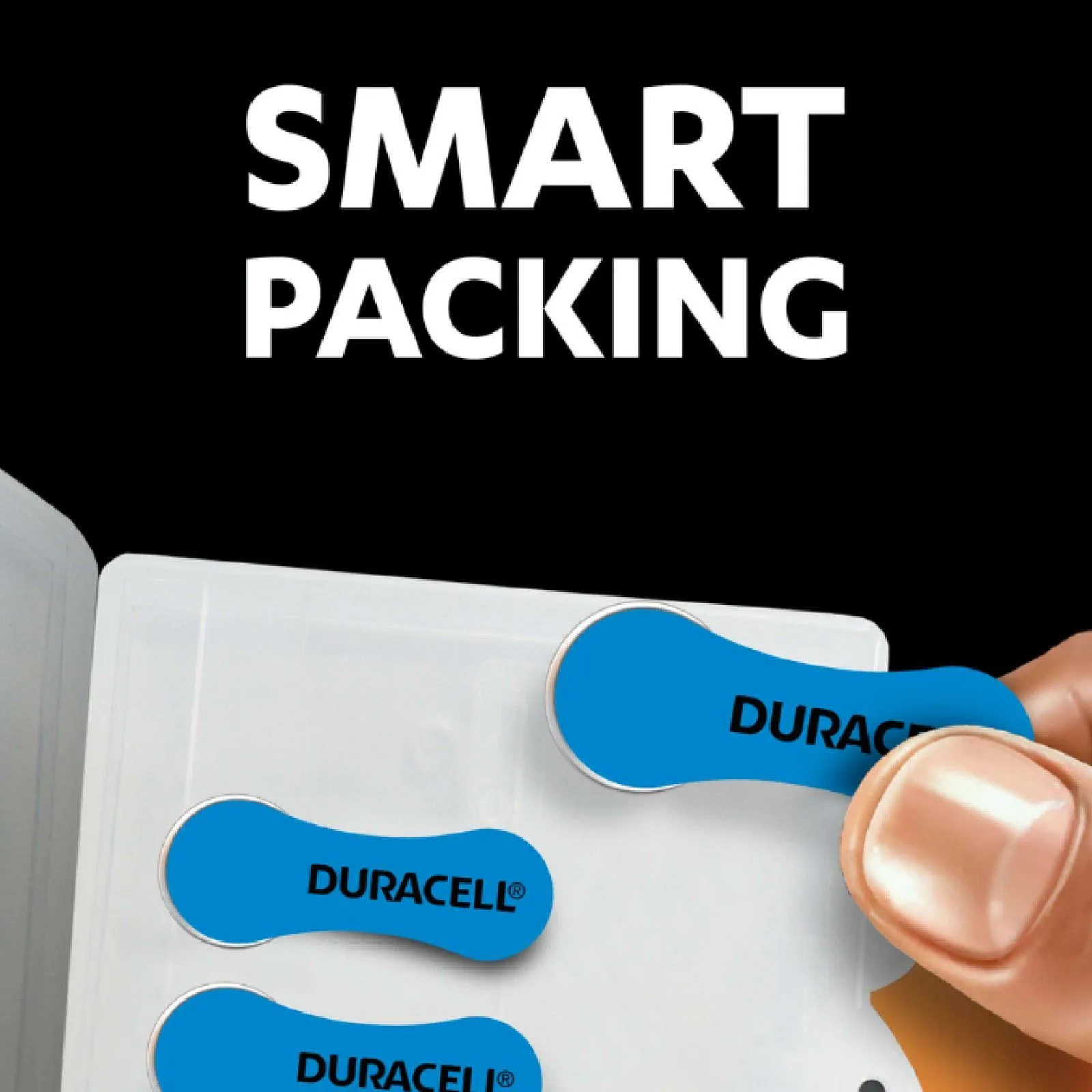 بطاريات سماعات الأذن الطبية DURACELL ActivAir مقاس 675 (PR44) زنك هوائي 1.45 فولت - عبوة 6 قطع