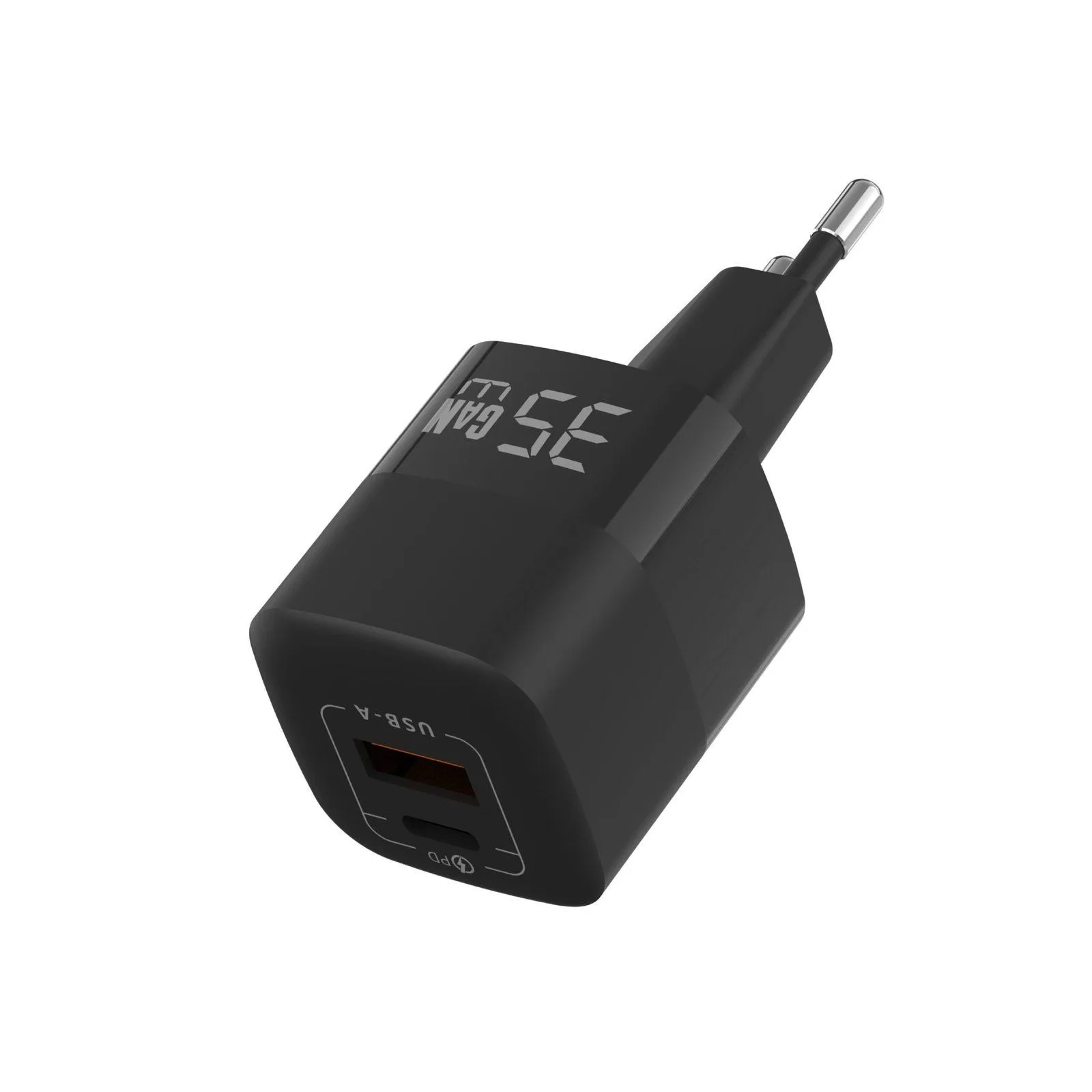 شاحن LITO LT-G01 بتقنية GaN بمنفذي Type-C وUSB-A - قدرة 35 واط
