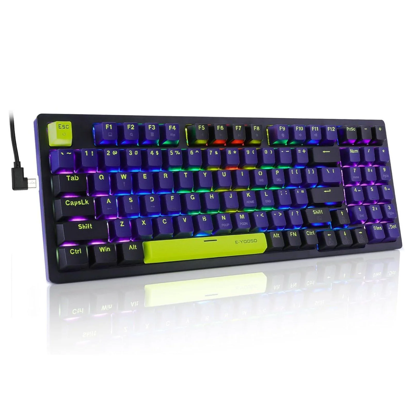 كيبورد ألعاب E-YOOSO Z-94 - مفاتيح Blue Switch