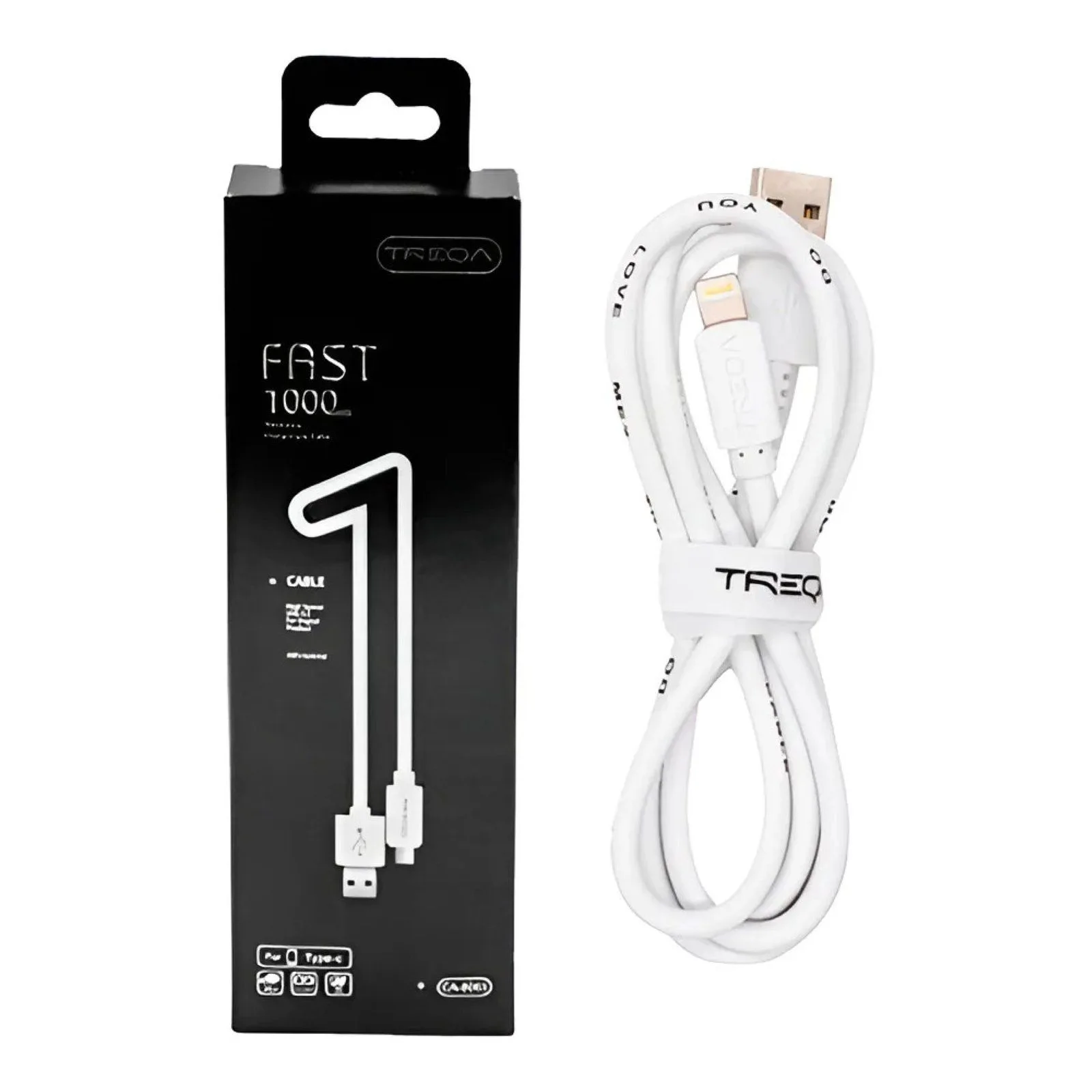 TREQA CA-8062 USB-A to Lightning Cable