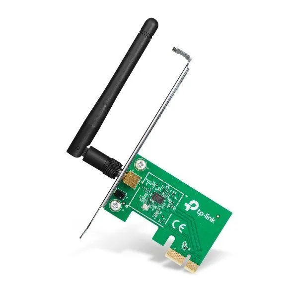 كرت شبكة لاسلكي TP-Link TL-WN781ND بمنفذ PCI Express بسرعة 150 ميجابت/ث