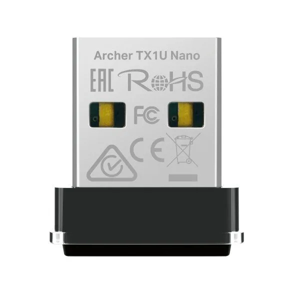 محوّل USB لاسلكي صغير TP-Link Archer TX1U Nano بتقنية Wi-Fi 6 AX300