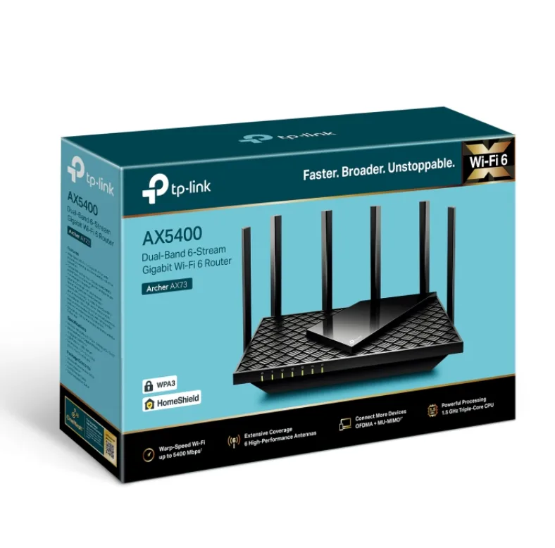 راوتر TP-Link Archer AX53 ثنائي النطاق جيجابت Wi-Fi 6 بسرعة AX5400
