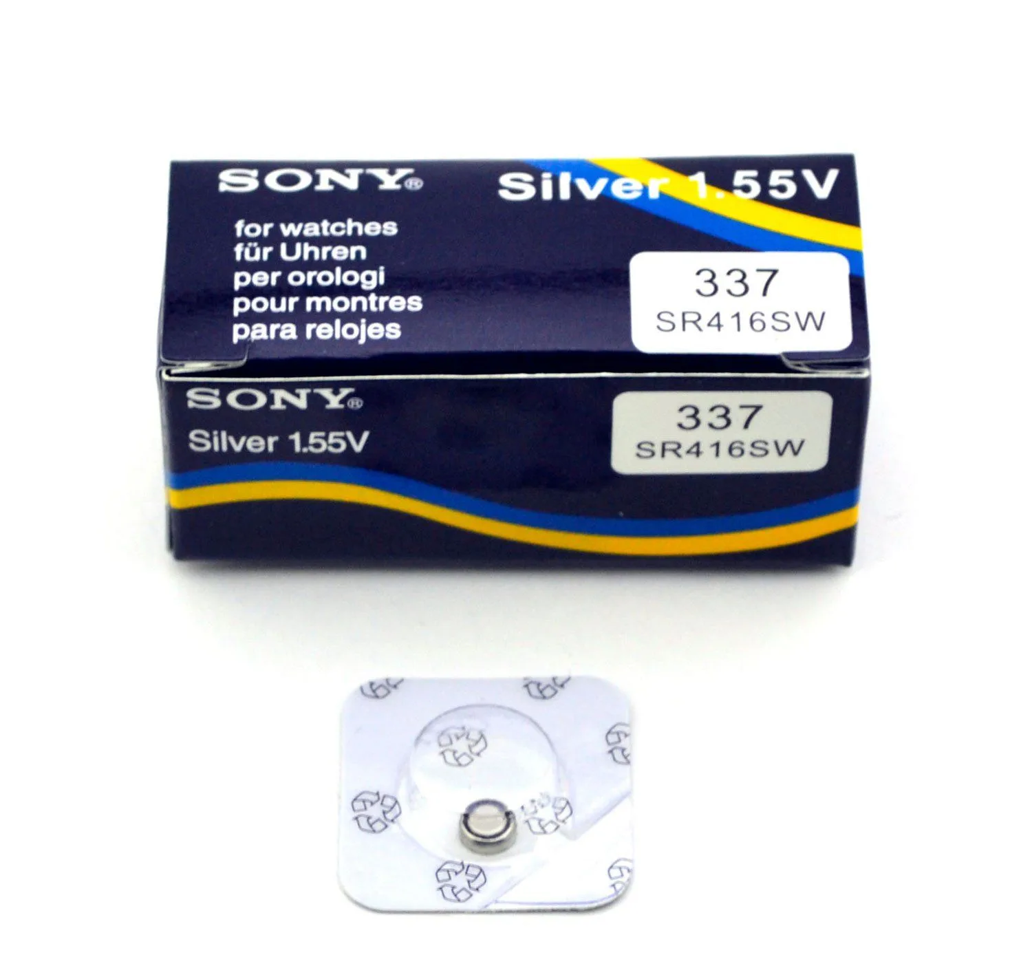 SONY 337 SR416SW Silver Oxide Batteries 1.55V - JAPAN