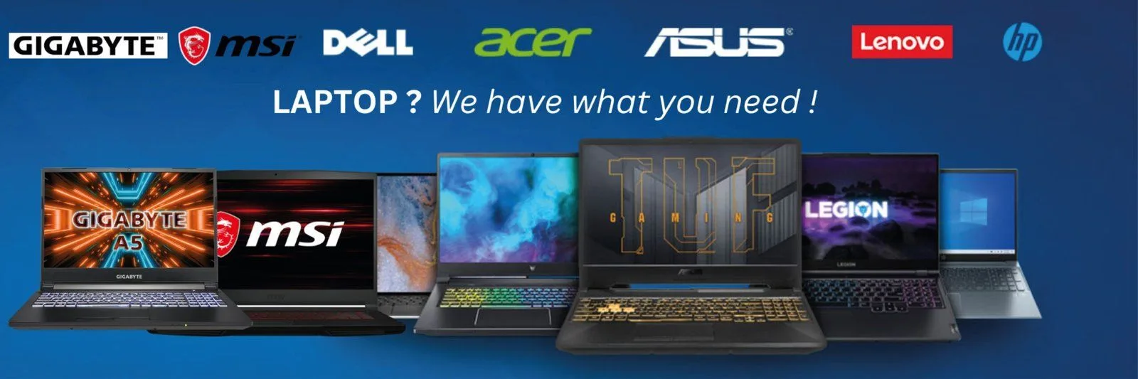 Shop laptops