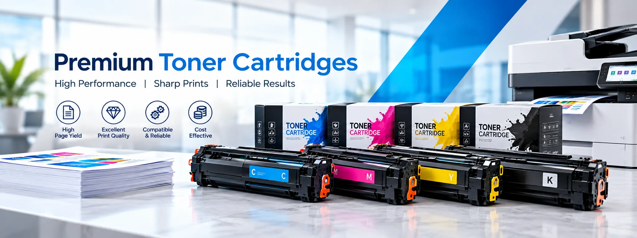 Premium Toner Cartridges Banner