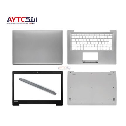 Laptop Cover All Set A+B+C+D - LCD Back Cover Bezel Palmrest Bottom Case For Lenovo Ideapad 120S-14 120S-14IAP - Gray Color, Refurbished, Replacement - Copy