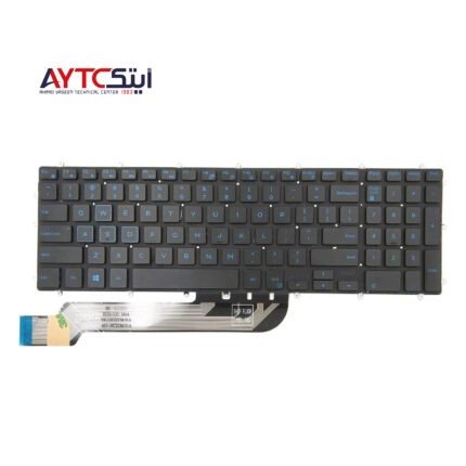 Laptop Keyboard for DELL INSPIRON G3 15 Gaming - English & Arabic Layout Black-Bule With Backlit